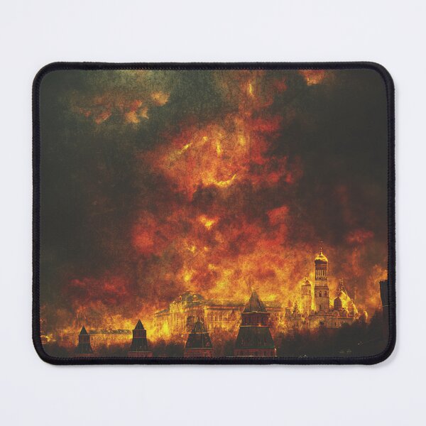 Item preview, moscow kremlin in fire russia designed and sold by NBazilenco.