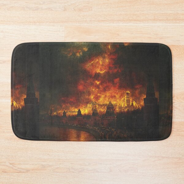 Item preview, moscow kremlin in fire russia designed and sold by NBazilenco.