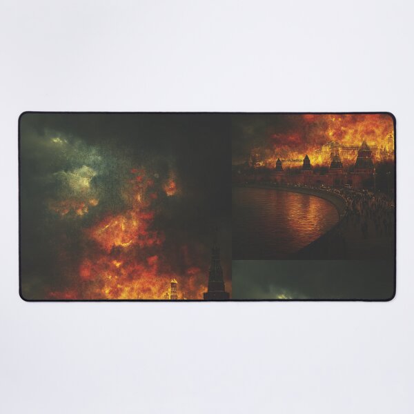 Item preview, moscow kremlin in fire russia designed and sold by NBazilenco.