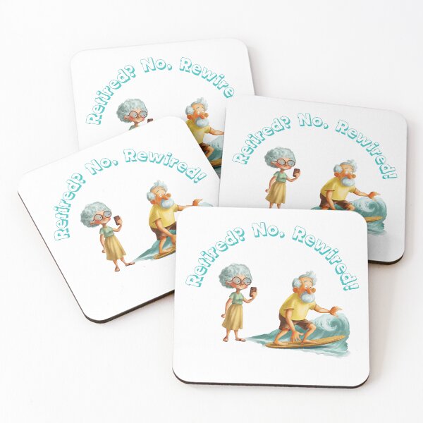 Item preview, Seniors embracing a vibrant lifestyle while surfing and enjoying technology at the beach designed and sold by Ms. Iryna.