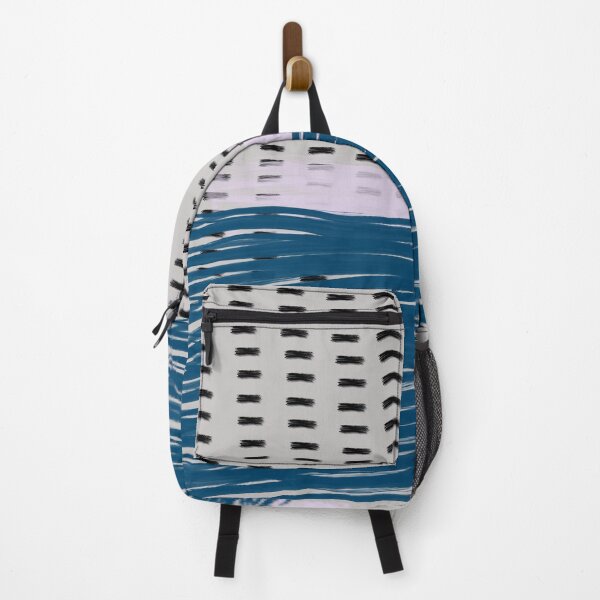 Item preview, Dashes and Acrylic strokes in emerald blue and lilac designed and sold by strokes and splashes.