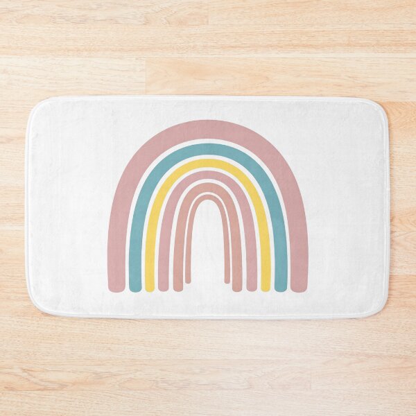 Item preview, Pastel Rainbow with Three Soft Color Bands – Minimal Cute Design designed and sold by PrintCreations9.