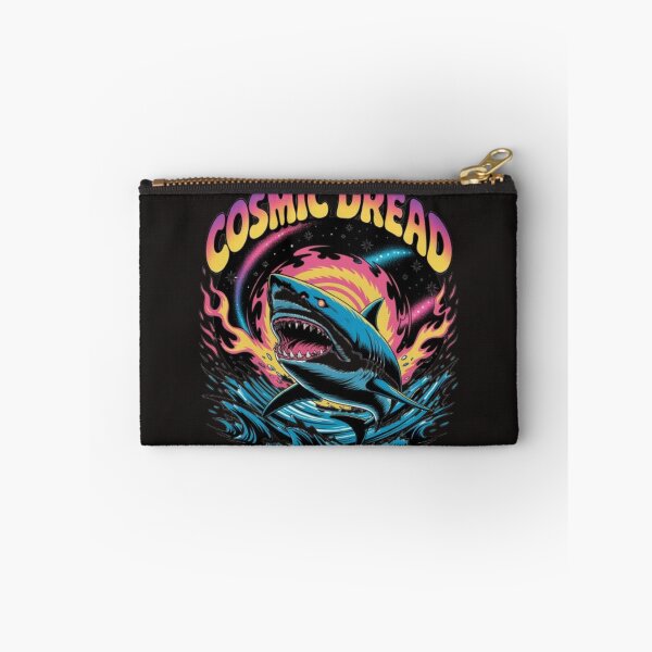 Item preview, Cosmic Dread – Psychedelic Shark in Space Wave Explosion designed and sold by dortmond.