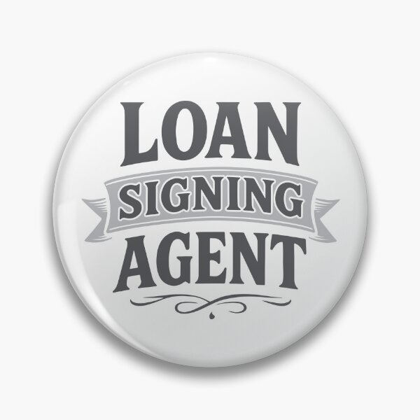 Item preview, Loan Signing Agent Banner – Vintage Notary Signing Professional Typography Design designed and sold by NotaryLife.