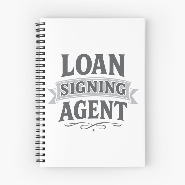 Item preview, Loan Signing Agent Banner – Vintage Notary Signing Professional Typography Design designed and sold by NotaryLife.