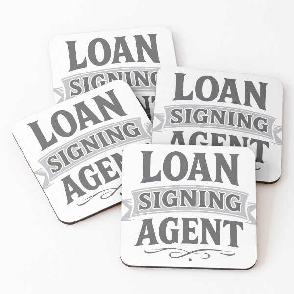Item preview, Loan Signing Agent Banner – Vintage Notary Signing Professional Typography Design designed and sold by NotaryLife.