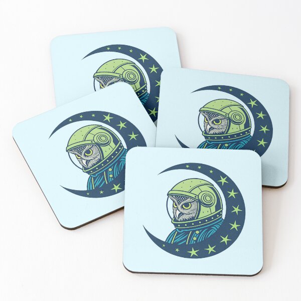 Item preview, Galactic Owl on a Lunar Mission designed and sold by enly shop.