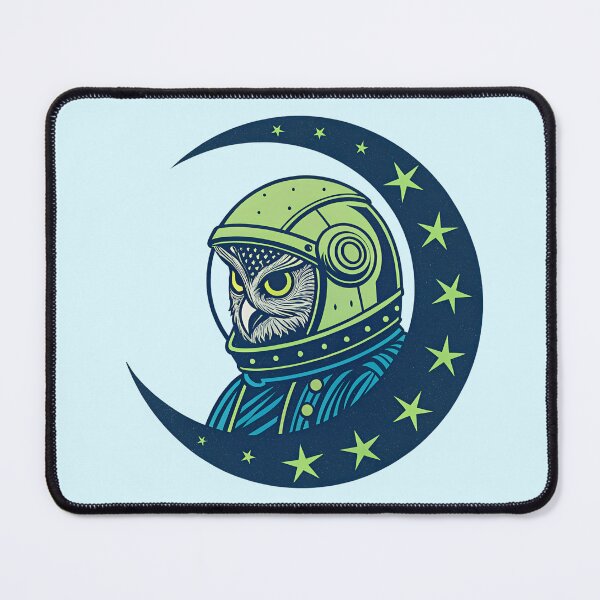 Item preview, Galactic Owl on a Lunar Mission designed and sold by enly shop.