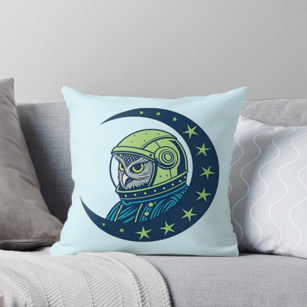 Item preview, Galactic Owl on a Lunar Mission designed and sold by enly shop.