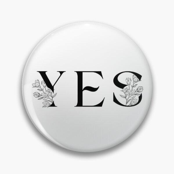 Item preview, YES – Elegant floral design for wedding or engagement designed and sold by Lolilas.