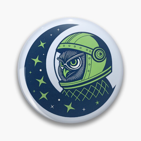 Item preview, Stellar Sentinel – Owl Astronaut in Deep Space designed and sold by enly shop.