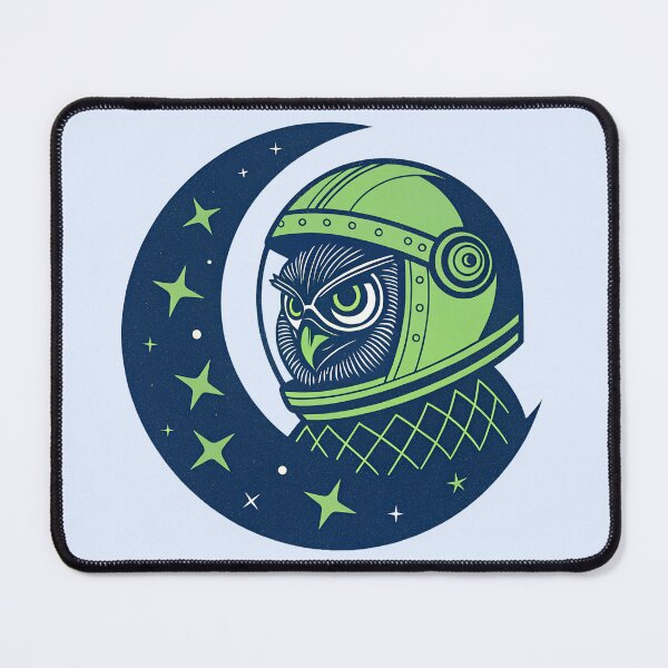 Item preview, Stellar Sentinel – Owl Astronaut in Deep Space designed and sold by enly shop.