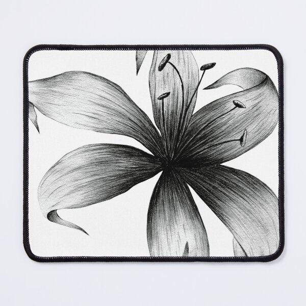 Item preview, Classic Black and White Minimalist Stargazer Flower for all Occasions designed and sold by erkabees.