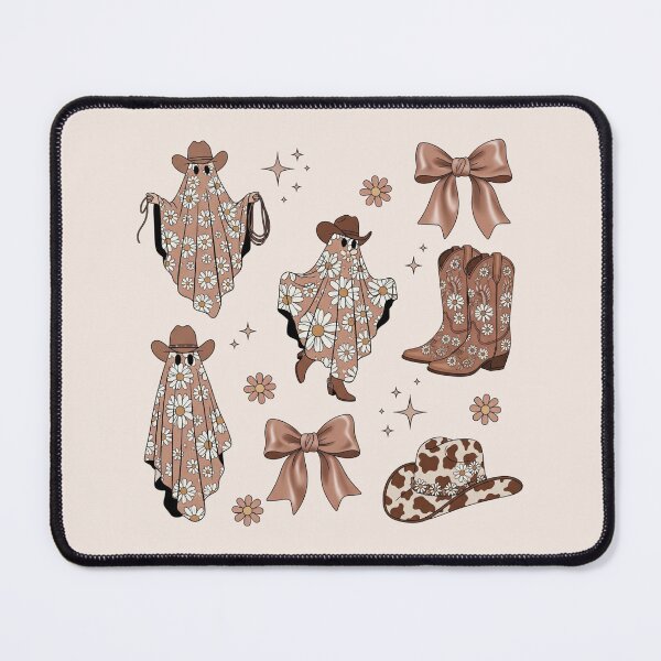 Item preview, Coquette Halloween cowboy ghosts designed and sold by FatBirdie.