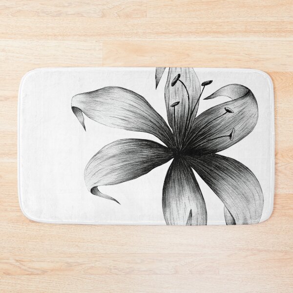 Item preview, Classic Black and White Minimalist Stargazer Flower for all Occasions designed and sold by erkabees.
