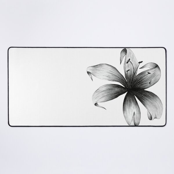 Item preview, Classic Black and White Minimalist Stargazer Flower for all Occasions designed and sold by erkabees.