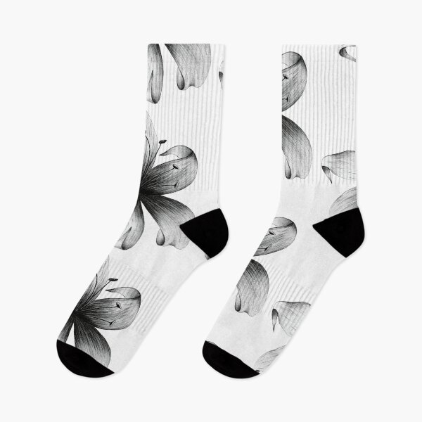 Item preview, Classic Black and White Minimalist Stargazer Flower for all Occasions designed and sold by erkabees.