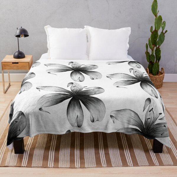 Item preview, Classic Black and White Minimalist Stargazer Flower for all Occasions designed and sold by erkabees.