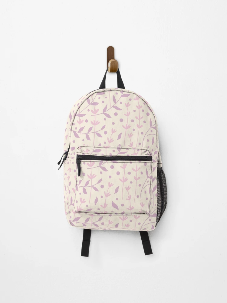 Thumbnail 1 of 3, Backpack, Modern Trailing Spring Leave Pattern designed and sold by Kozee.