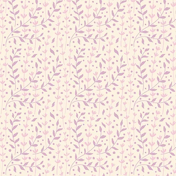 Artwork thumbnail, Modern Trailing Spring Leave Pattern by Kozee