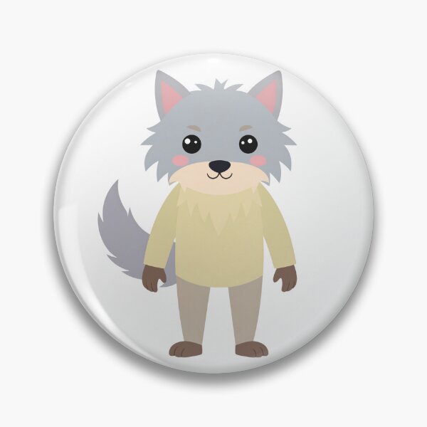 Item preview, Pastel Fluffy Werewolf – Cute Fantasy Creature Illustration designed and sold by PrintCreations9.