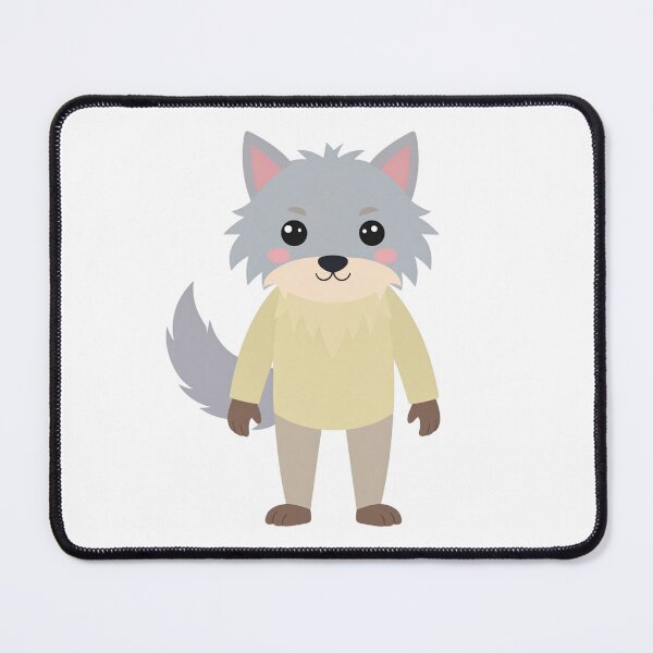 Item preview, Pastel Fluffy Werewolf – Cute Fantasy Creature Illustration designed and sold by PrintCreations9.
