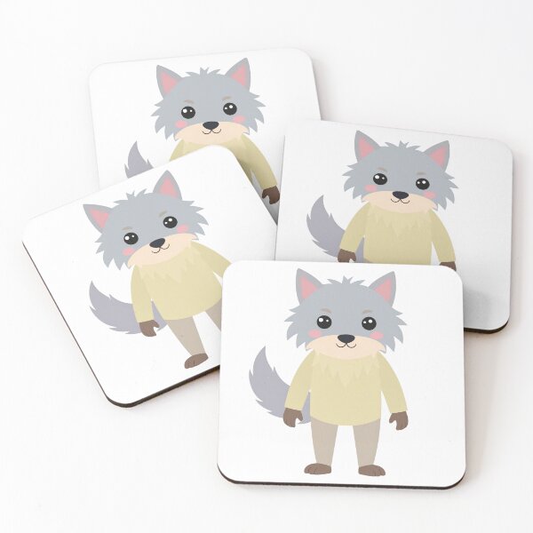 Item preview, Pastel Fluffy Werewolf – Cute Fantasy Creature Illustration designed and sold by PrintCreations9.