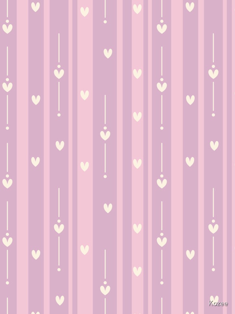 Thumbnail 4 of 4, iPhone Case, Spring Line and Heart Pattern designed and sold by Kozee.