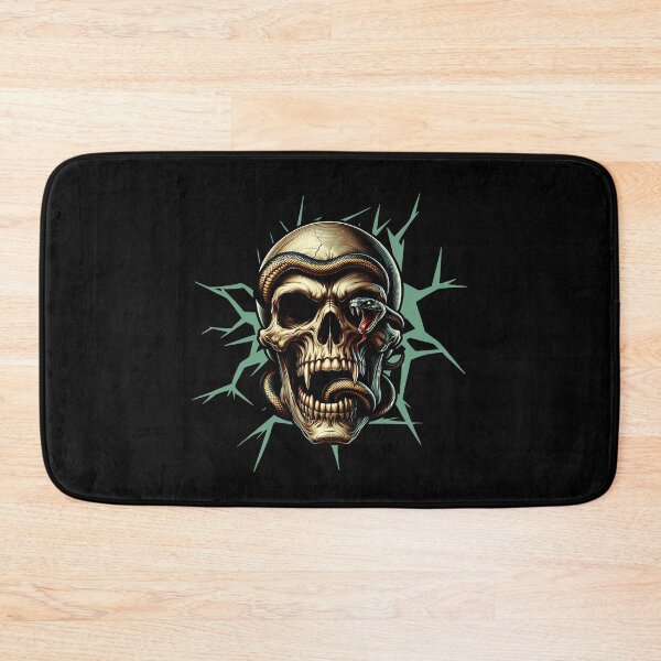 Item preview, Cool vampire skull with snake and thorns designed and sold by ReneMM.