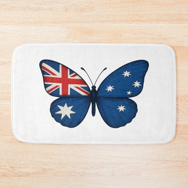 Item preview, Wings of Aussie Pride: Butterfly with the Australia Flag designed and sold by Globalcitytees.