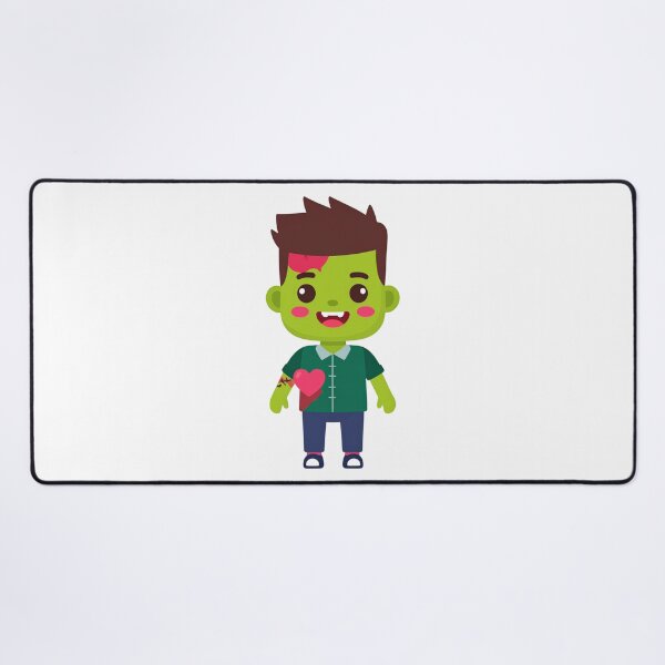 Item preview, Cute Zombie with Stitched Clothes and Heart-Shaped Blush designed and sold by PrintCreations9.