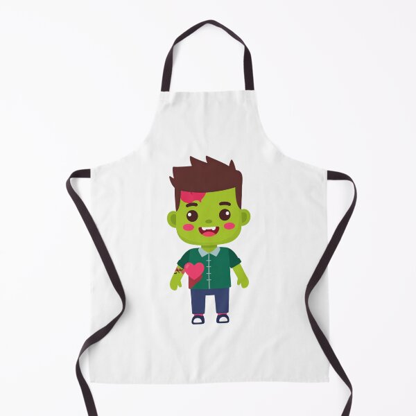 Item preview, Cute Zombie with Stitched Clothes and Heart-Shaped Blush designed and sold by PrintCreations9.
