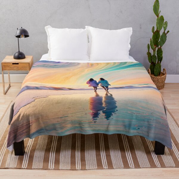 Item preview, Two Women Walking On The Beach designed and sold by Lightworker11.