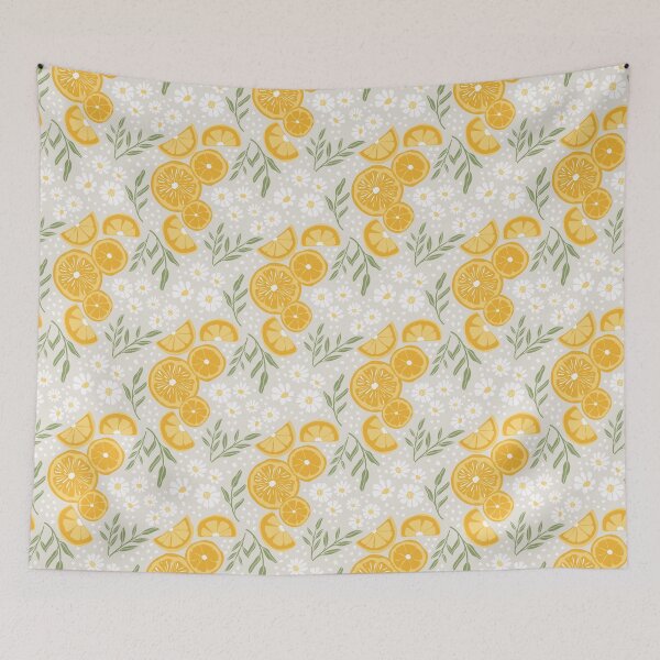 Item preview, Lemon & Daisy Pattern designed and sold by Kozee.