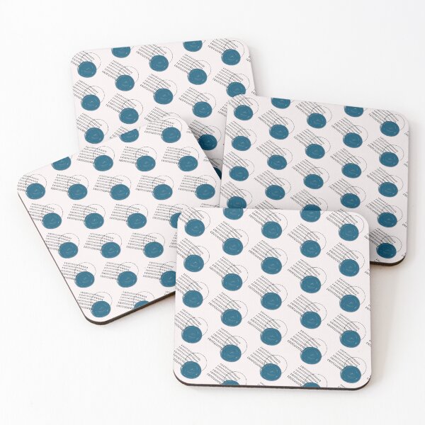 Item preview, Blue Color Swatch, Circle and Dashes designed and sold by strokes and splashes.