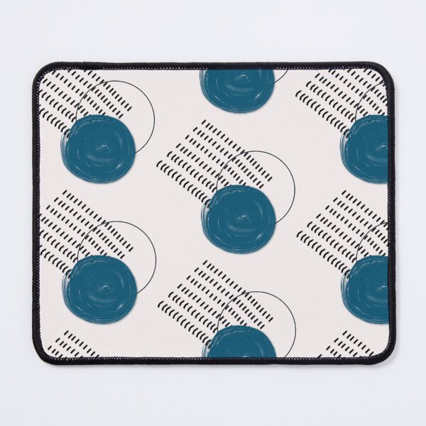Item preview, Blue Color Swatch, Circle and Dashes designed and sold by strokes and splashes.