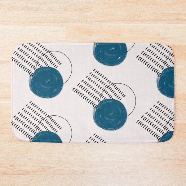 Item preview, Blue Color Swatch, Circle and Dashes designed and sold by strokes and splashes.