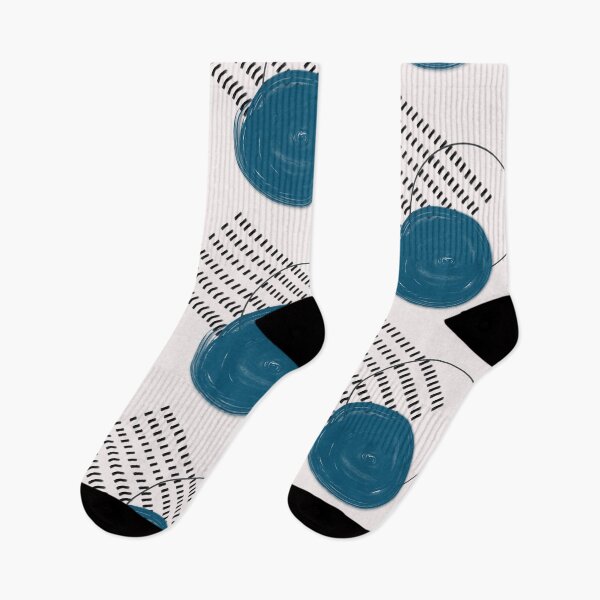 Item preview, Blue Color Swatch, Circle and Dashes designed and sold by strokes and splashes.