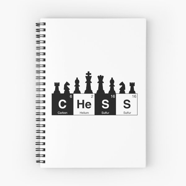 Item preview, Periodic Table of Elements Text With Chess Pieces designed and sold by humnoo.
