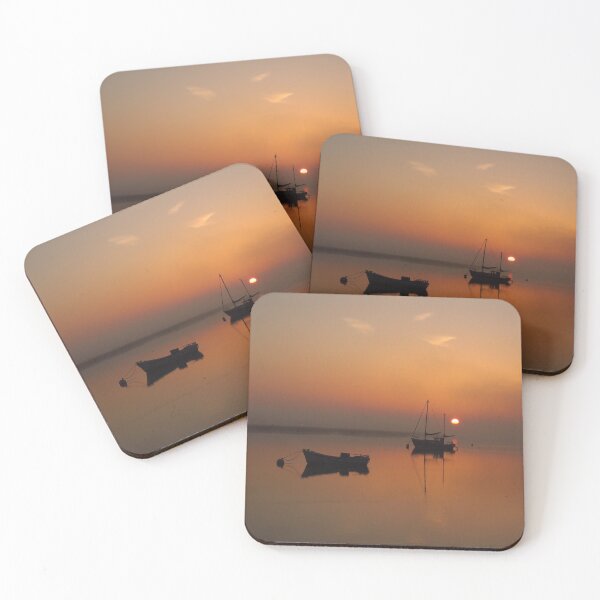 Item preview, Three Boats At Sunrise designed and sold by wiggyofipswich.