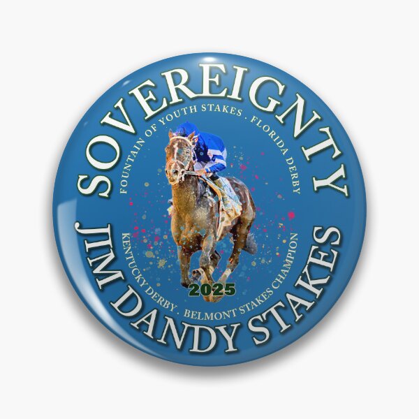 Item preview, Horse Racing Design - Sovereignty wins the 2025 Jim Dandy designed and sold by Ginny Luttrell.