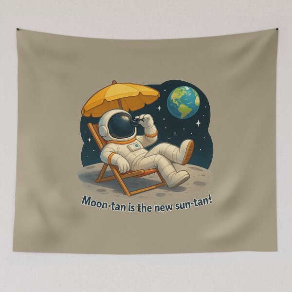 Item preview, Lunar Sunbathing Vibes designed and sold by HEERMANArt.