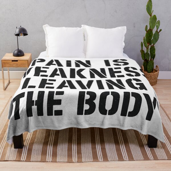 Item preview, Pain is Weakness Leaving the Body designed and sold by foxtrot813.