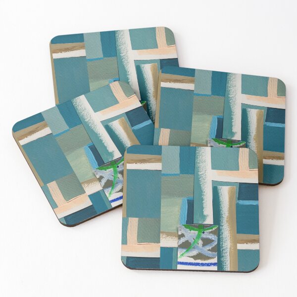 Item preview, Structured Lines - Acrylic and Paper Art  designed and sold by FionaFitzArt.