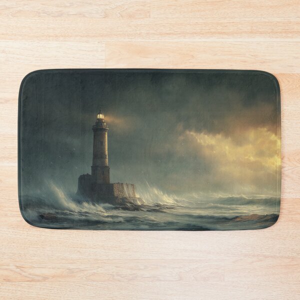 Item preview, Breaking Waves Lighthouse designed and sold by Boddicca.