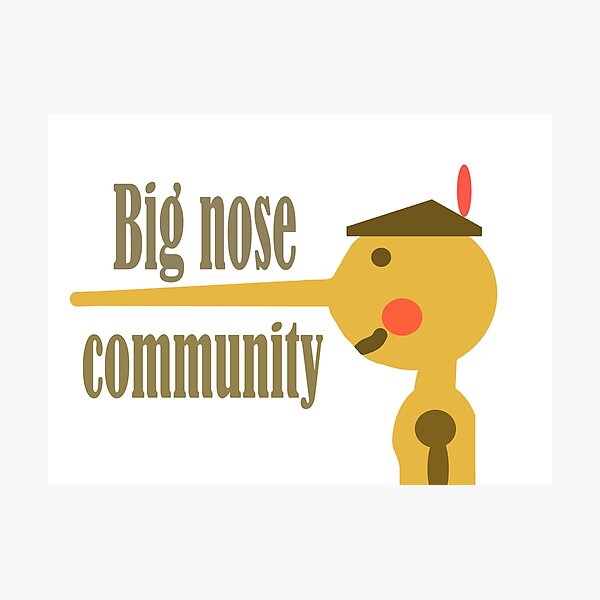 Item preview, Big nose designed and sold by dariosArt.