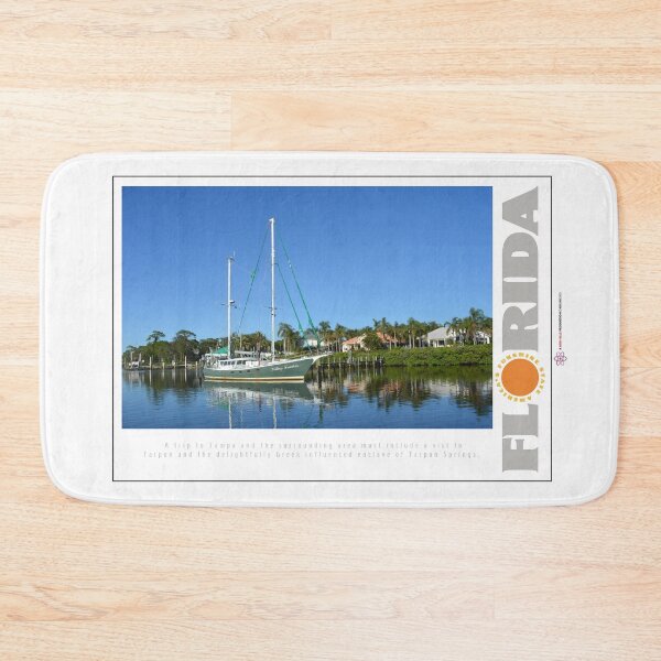 Item preview, Tarpon, Tampa, Florida. Art Poster of cruising yacht designed and sold by Robert Hills.