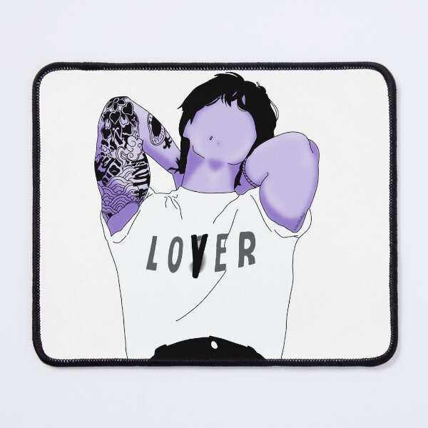 Item preview, Jungkook of BTS- Seven Lover Tattoo designed and sold by kooclouds2.