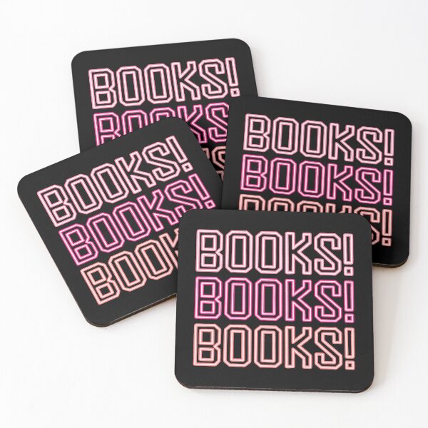 Item preview, books books books neon sign | pink designed and sold by DesignsByAND.