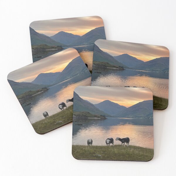 Item preview, Wastwater sheep sunrise  designed and sold by Mojoprintshop.